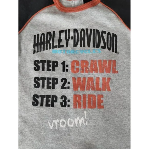 Harley Davidson Motorcycles An American Legend Baby Onesie - Picture 7 of 7